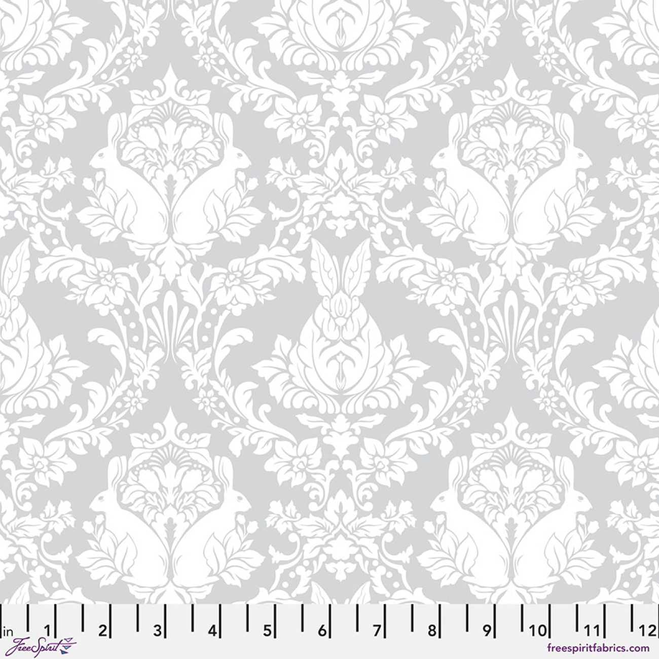 Tula Pink - Tula Pink True Colors 2 -  Ghost Bunny - Whisper